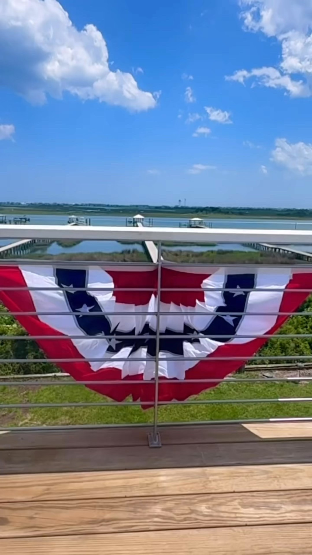 Love this all weather bunting- 2 sizes are available and can easily be secured with zip ties🇺🇸 Use the bunting for Memorial Day, 4th of July and Labor Dayy

#LTKHome #LTKFindsUnder50 #LTKSeasonal