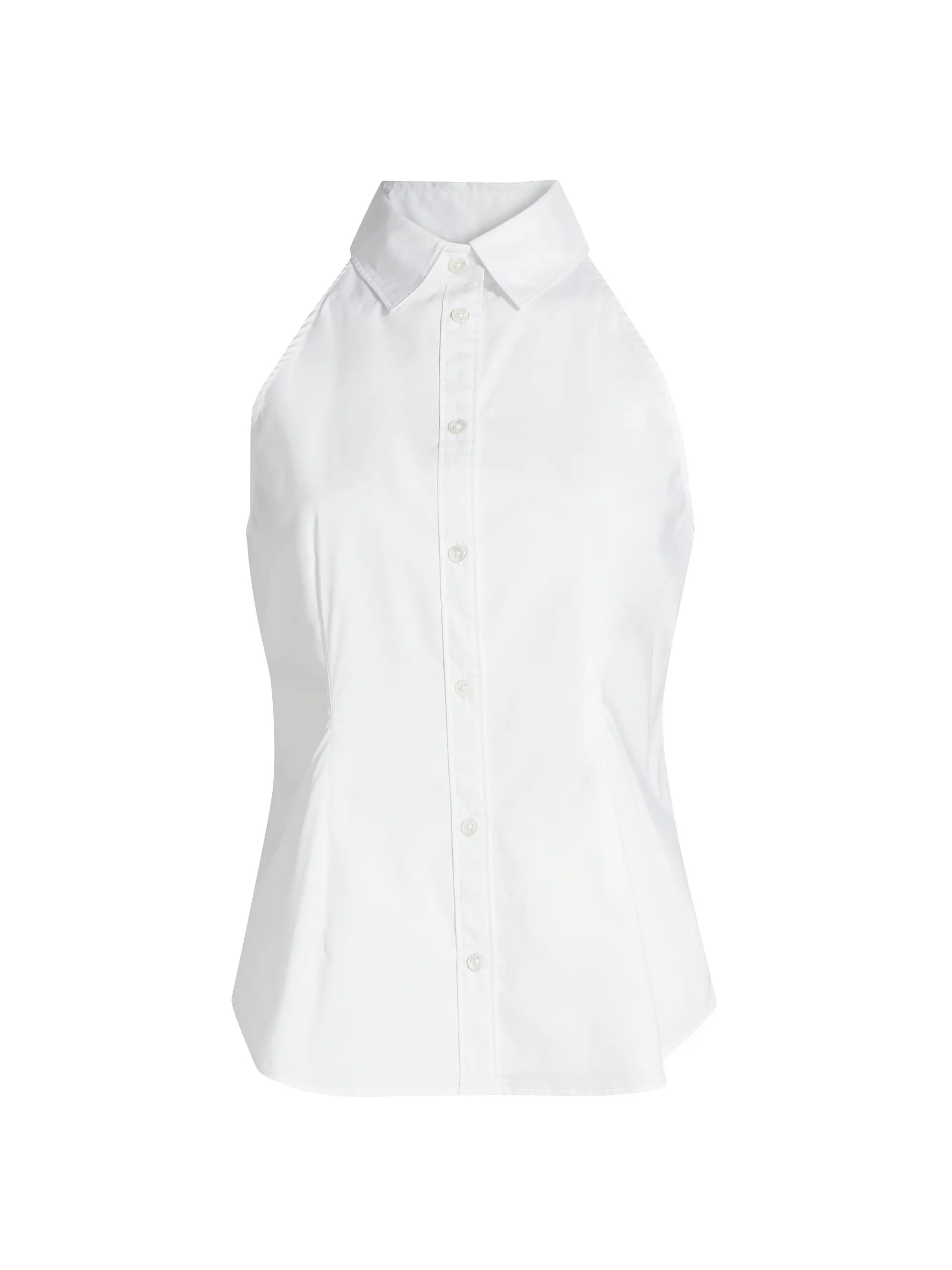 Harper Cotton-Blend Sleeveless Shirt | Saks Fifth Avenue