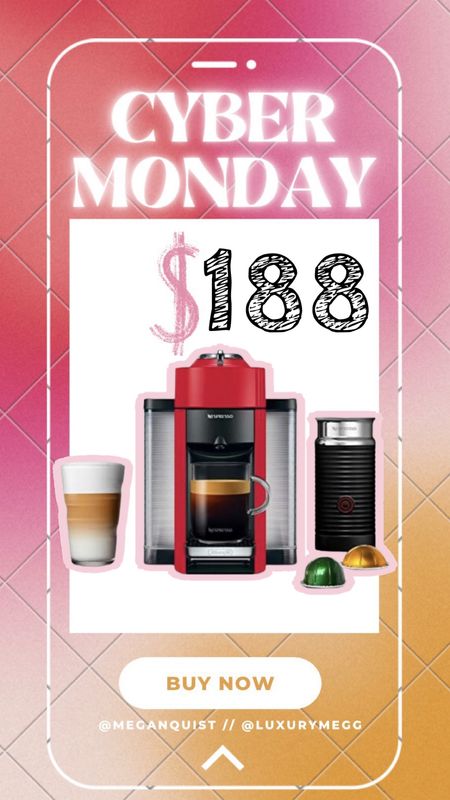 Nespresso cyber Monday up to $120 off! 

#LTKfamily #LTKhome #LTKCyberweek