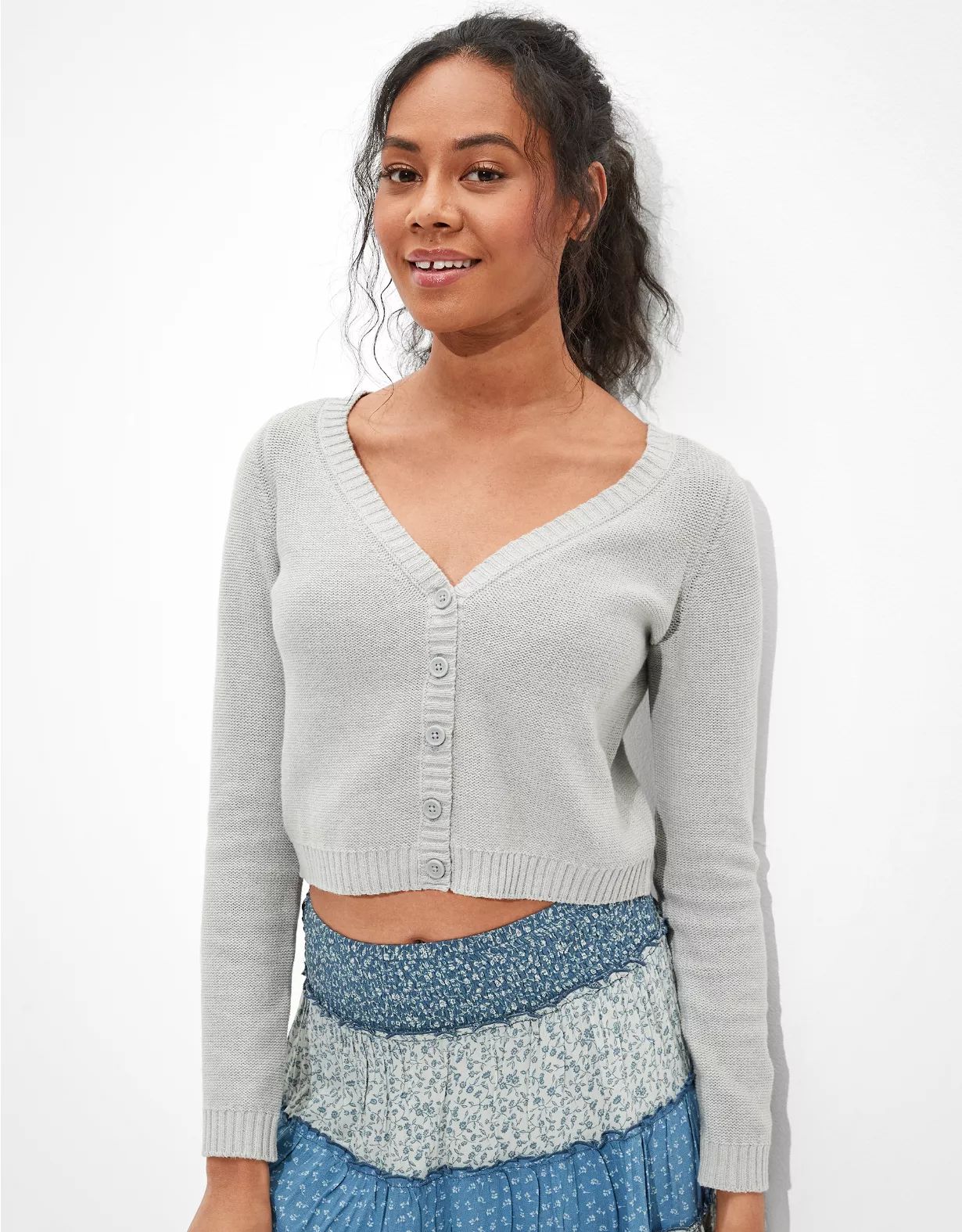 AE Cropped Cardigan | American Eagle Outfitters (US & CA)