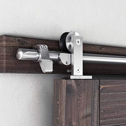 Amazon.com: SMARTSTANDARD 6.6 Feet Top Mount Sliding Hardware Kit-Stainless Steel Heavy Duty Stur... | Amazon (US)