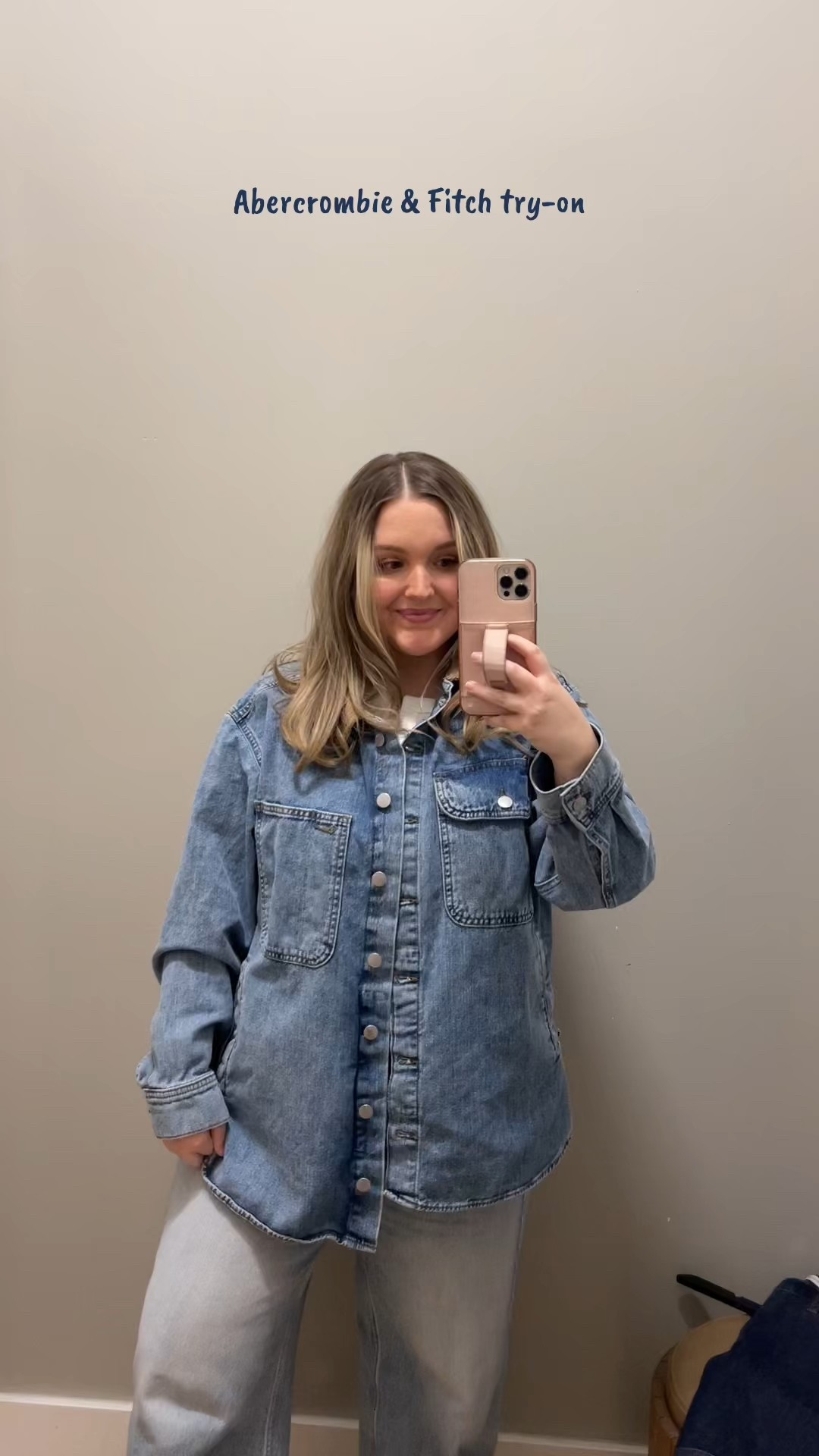 Abercrombie fitting room try on! Went the outlets so everything was on major sale. I would stick true to size in all! 

#LTKMidsize #LTKOver40 #LTKSaleAlert