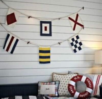 The Land of Nod Nautical Flag Banner NWT | eBay US