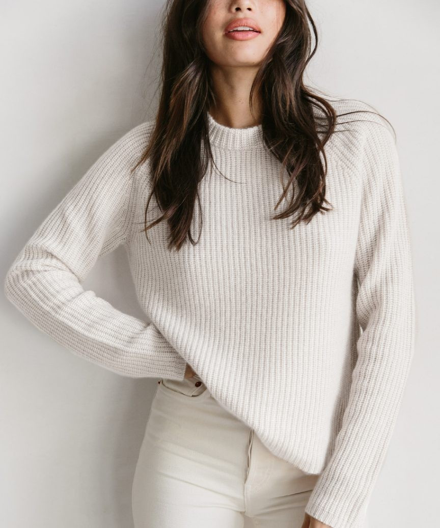 Jenni Kayne Cashmere Fisherman Sweater | Jenni Kayne
