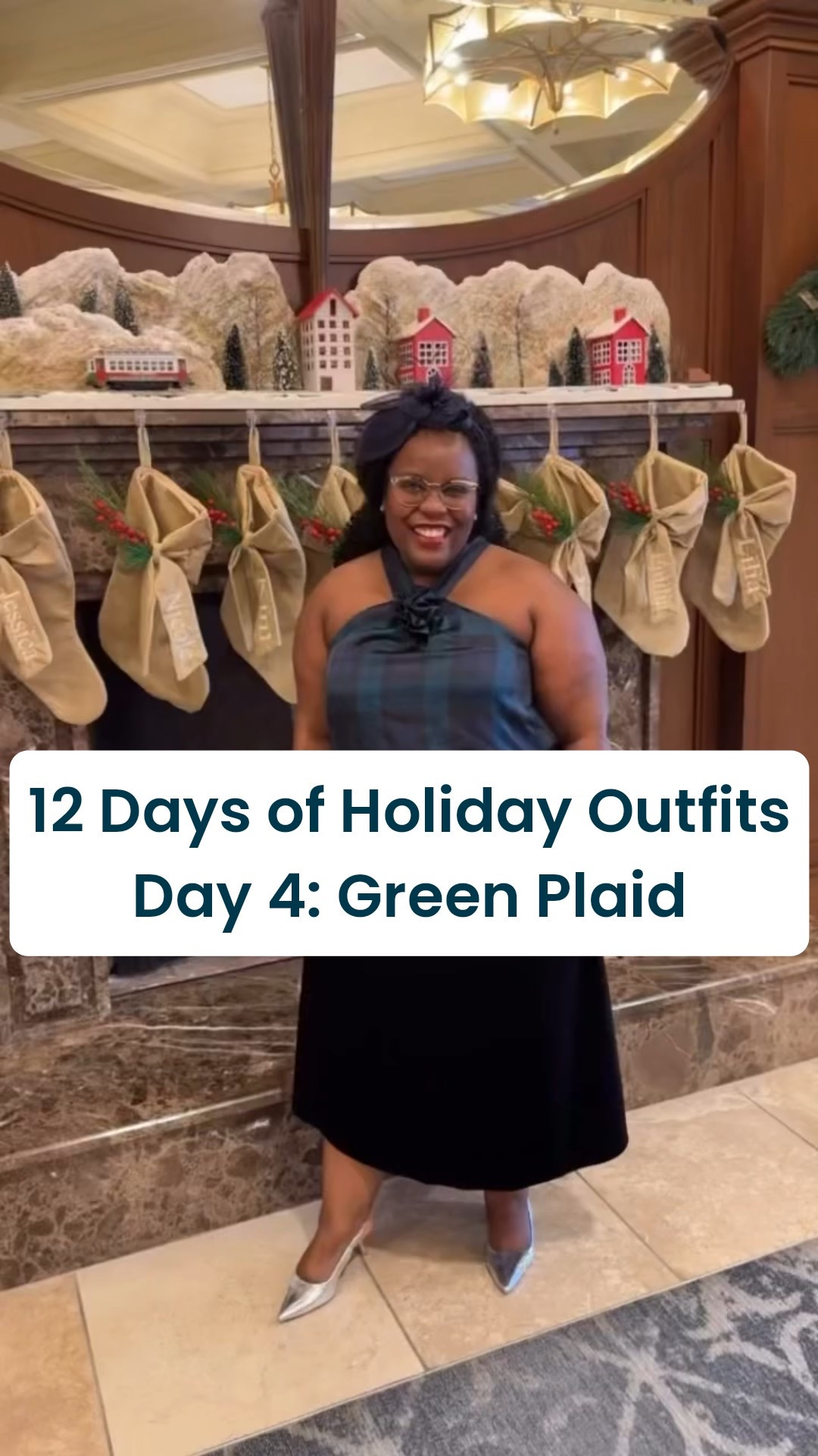Day 4 of the countdown and we’re going mad for green plaid! 🌲✨ There’s something about a green tartan and a bold fascinator that just feels like Christmas.  This look is proof that you can be cozy-adjacent and high-fashion all at once.

Are you Team Plaid or Team Sparkle for your holiday parties this year?  Let me know in the comments! 👇

#holidayoutfitideas#greenplaid#petitefashion#midsizeoutfit#holidayoutfitinspo 

Midsize outfits, event outfits, outfit inspo, curvy outfits, size 14 style, curvy fashion, midsize style, petite style, body positive woman, self love blog, curvy looks, attorney style, stylist tips, professional styling, affordable midsize style, wardrobe essentials , capsule wardrobe, closet cleanout, closet edit, effortless style, midsize looks, midsize outfits, attorney outfits, affordable outfits, black personal stylist, attorney looks, size inclusive fashion, holiday styling, style tips, petite workwear, lawyer look, capsule wardrobe, petite look, green plaid