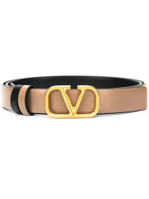 logo plaque belt | Farfetch (UK)