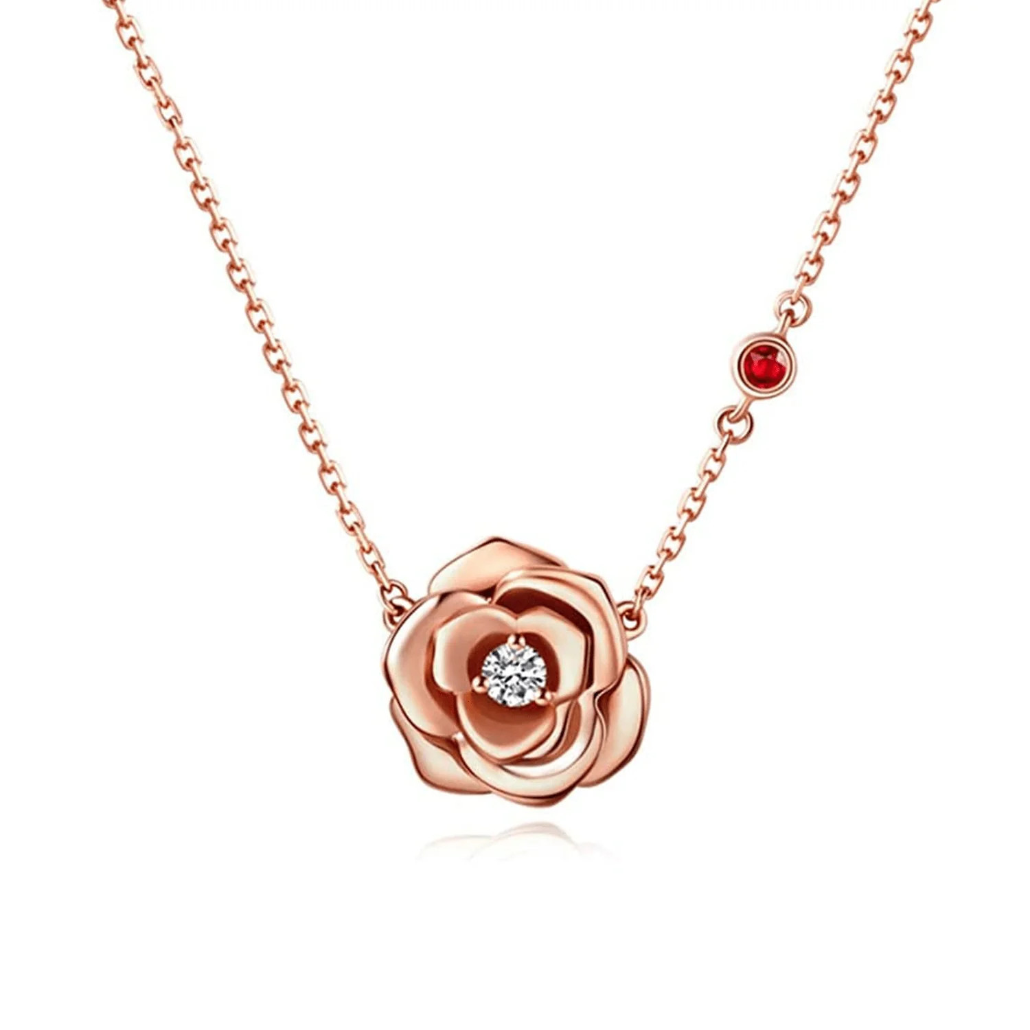 FANCIME "My Rose" 14K Rose Gold Necklace | FANCI ME
