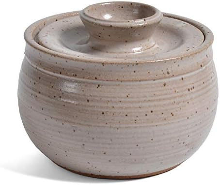 Clay Path Studio Handmade Pottery Sugar Bowl, Vanilla Bean | Amazon (US)