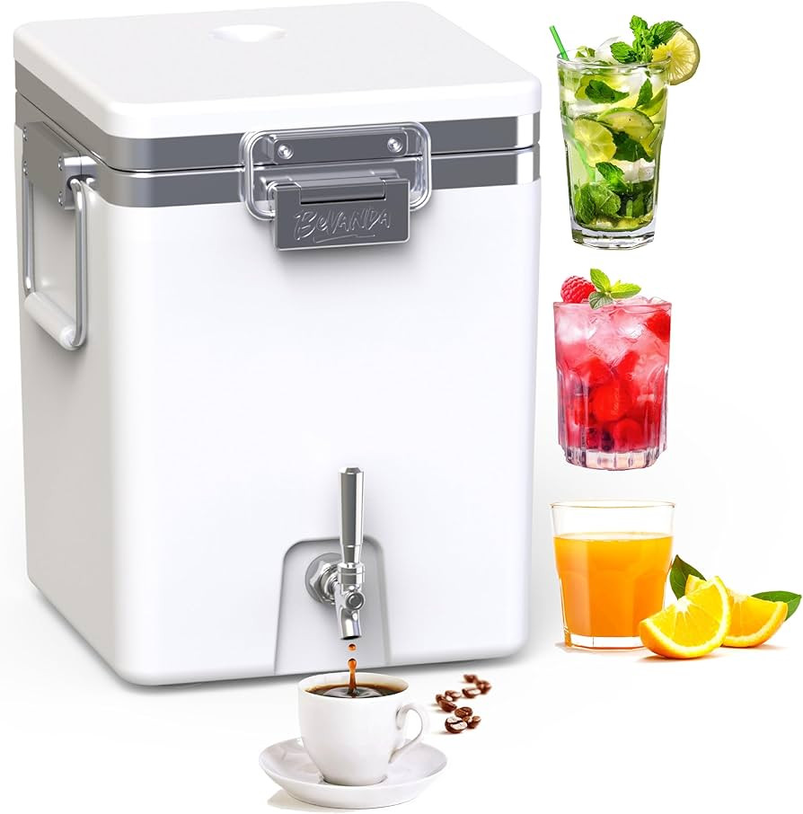 Bevanda - Sperse Drink Dispenser - Large Insulated Stainless Steel Water and Beverage Dispenser -... | Amazon (US)