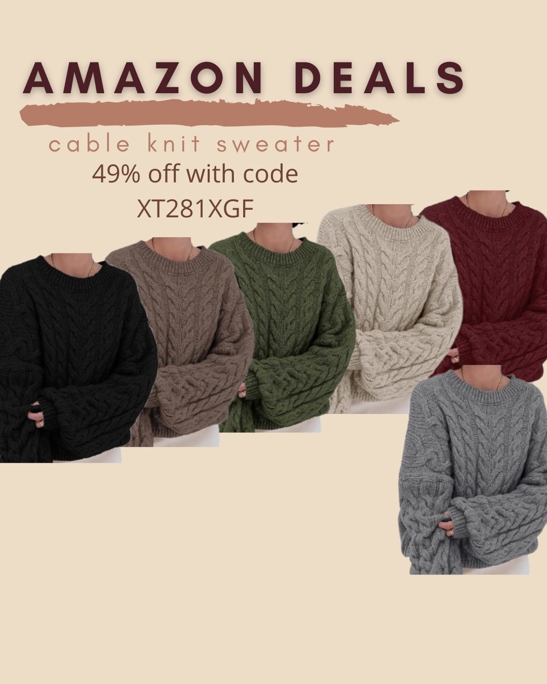 $17 ends 9/16

Amazon fashion
Amazon deals
Cable knit sweater

#LTKSaleAlert