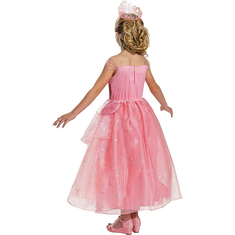 Disguise Girls' Wicked Glinda Deluxe Costume - Size 4-6 | Walmart (US)