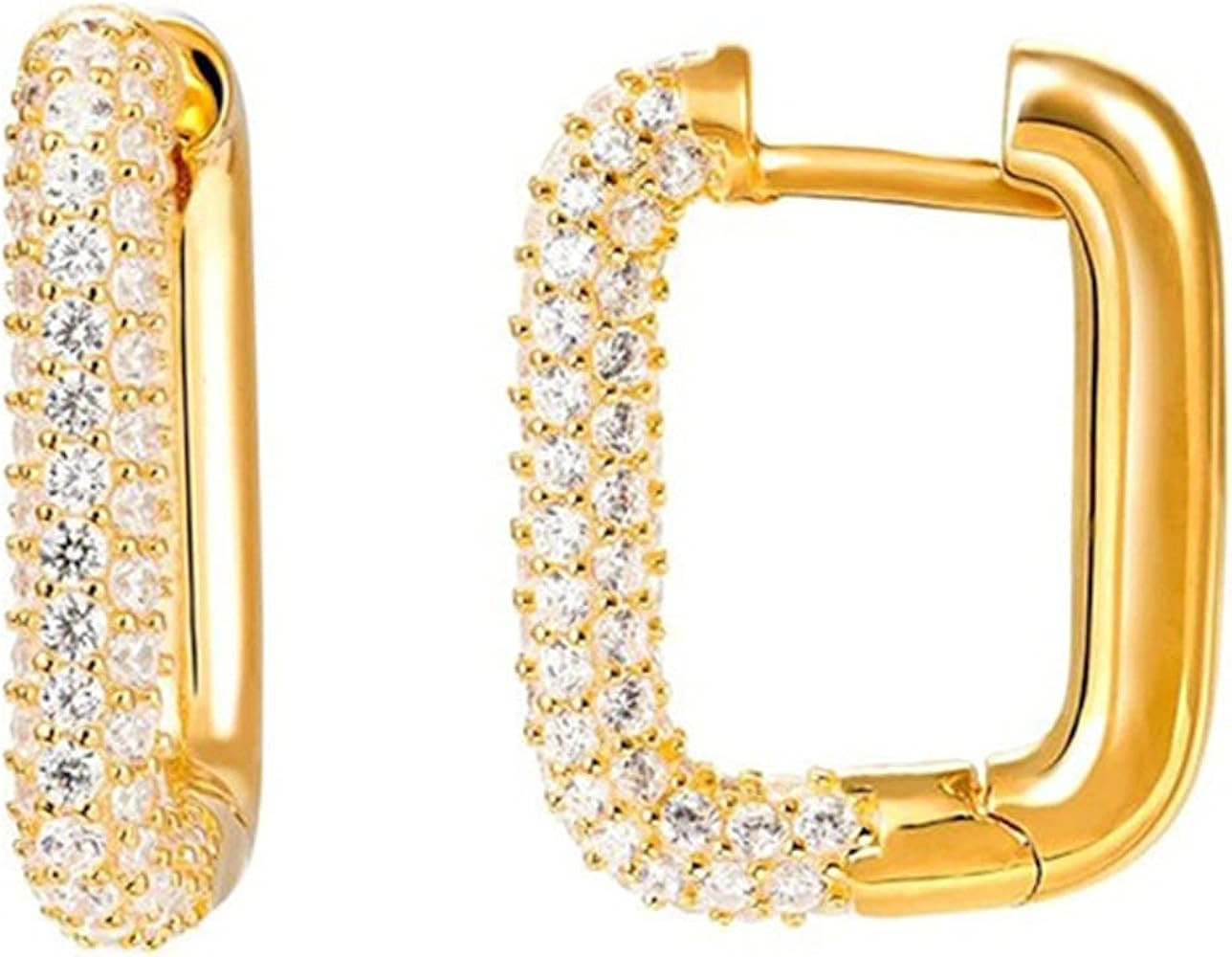 18K Gold Drop Dangle Earrings for Women Girls Cz Hoop Stud Earring Set Boho Butterfly Paper Pin C... | Amazon (US)