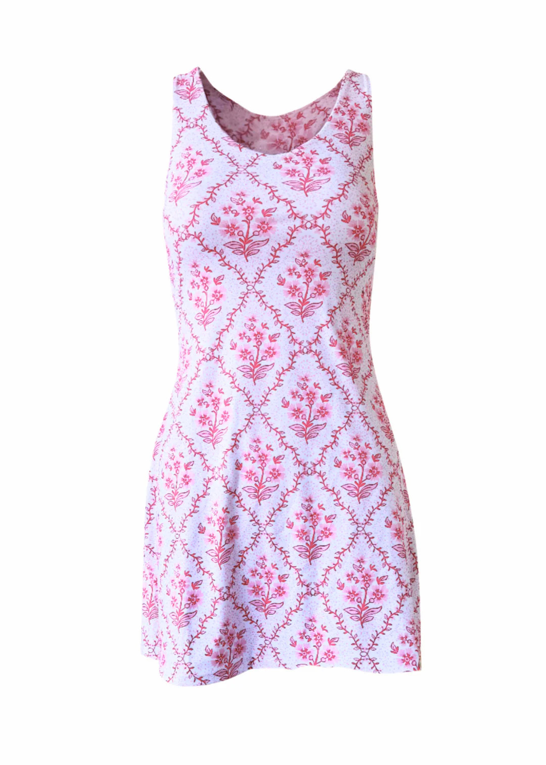 Lizzy On The Move Fit Dress - Pink Floral | Fancyd Boutiqe