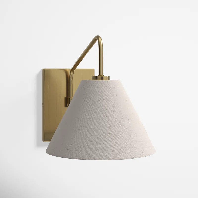 Finley Solid Brass Armed Sconce | Wayfair North America
