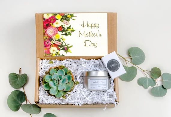 Mothers Day Gift Box Succulent Gift box set | Send a Gift | Customize Gift| Gift Box For Her|Firs... | Etsy (US)