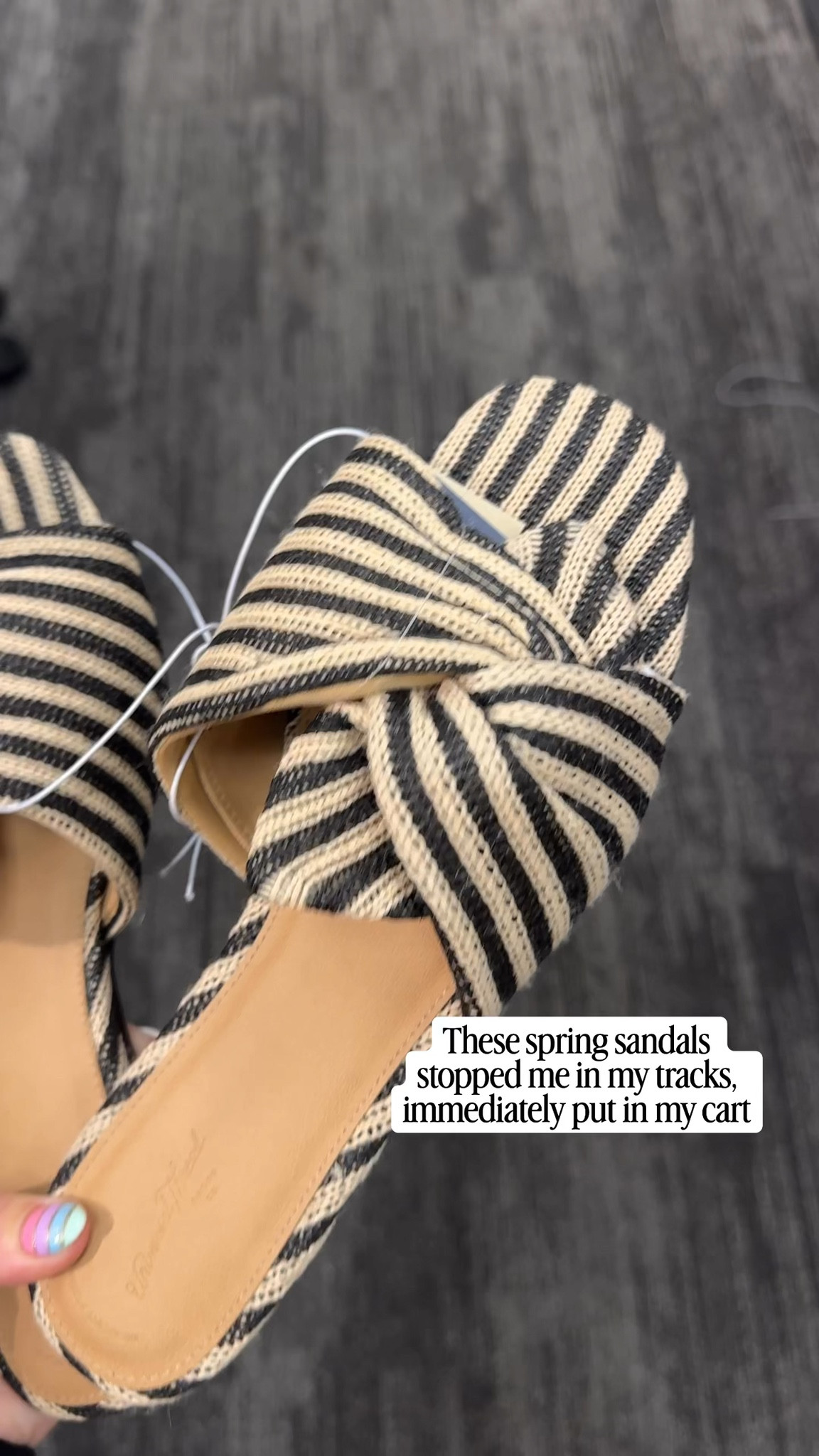 Spring sandals, you will love, loving the black and white stripes.

#TargetFINDS #SpringShoes #SpringSandals#SpringBreak ￼

#LTKOver40 #LTKTravel #LTKSeasonal