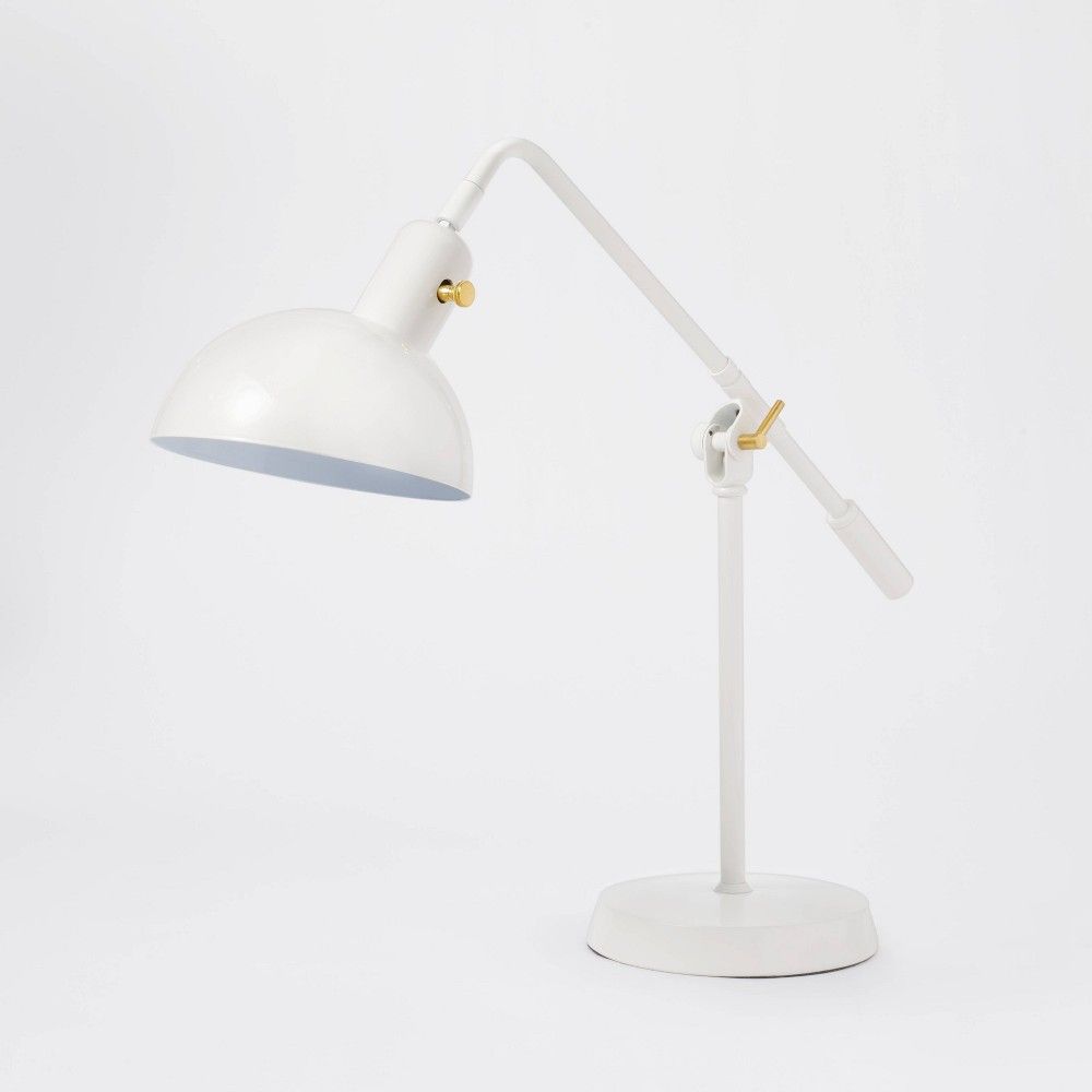 Cantilever Task Table Lamp (Includes LED Light Bulb) White - Threshold designed with Studio McGee | Target