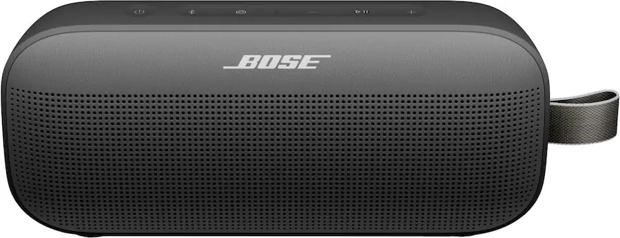 Bose - SoundLink Flex (2nd Gen) Portable Bluetooth Speaker with Waterproof/Dustproof Design - Bla... | Best Buy U.S.