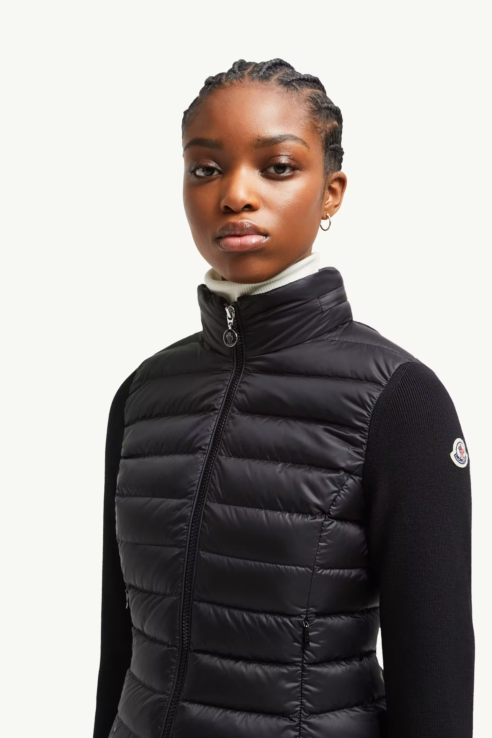 Padded Wool Zip-Up Cardigan | Moncler
