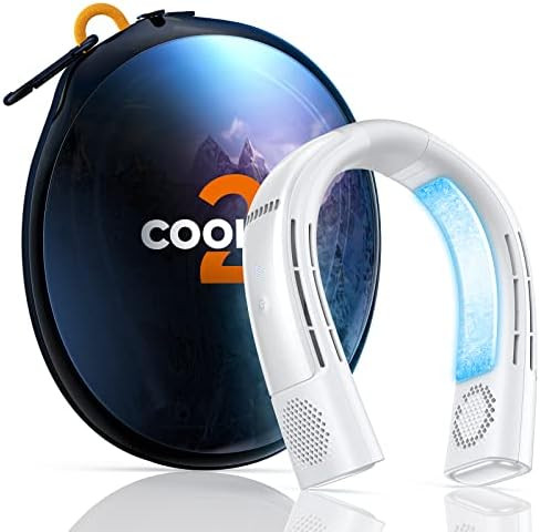 TORRAS COOLIFY 2 Neck Air Conditioner, Wrap-around Cooling Neck Fan, LED Rechargeable Portable Neck  | Amazon (US)