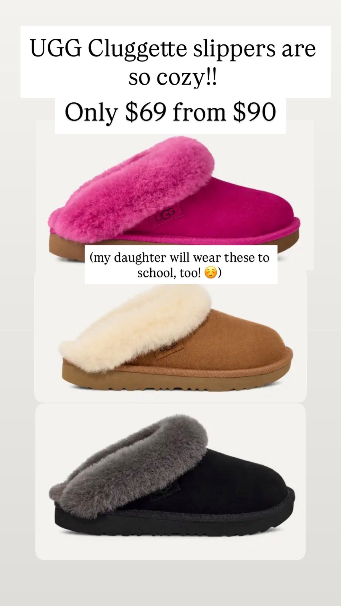 UGG SLIPPERS FOR GIRLS ARE ON SALE 

#LTKSaleAlert