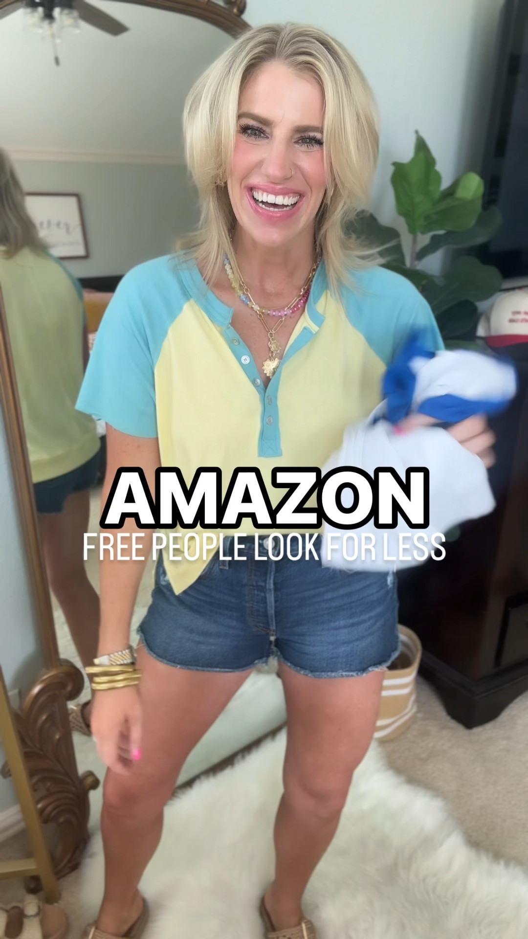 The cutest free people Henley lookalike on @amazon Perfect for any casual day, but also super fun for all my sport mamas🤩😎🆒 This top comes in several colorways, fits tts and is only $25!


#LTKVideo #LTKStyleTip #LTKFindsUnder50