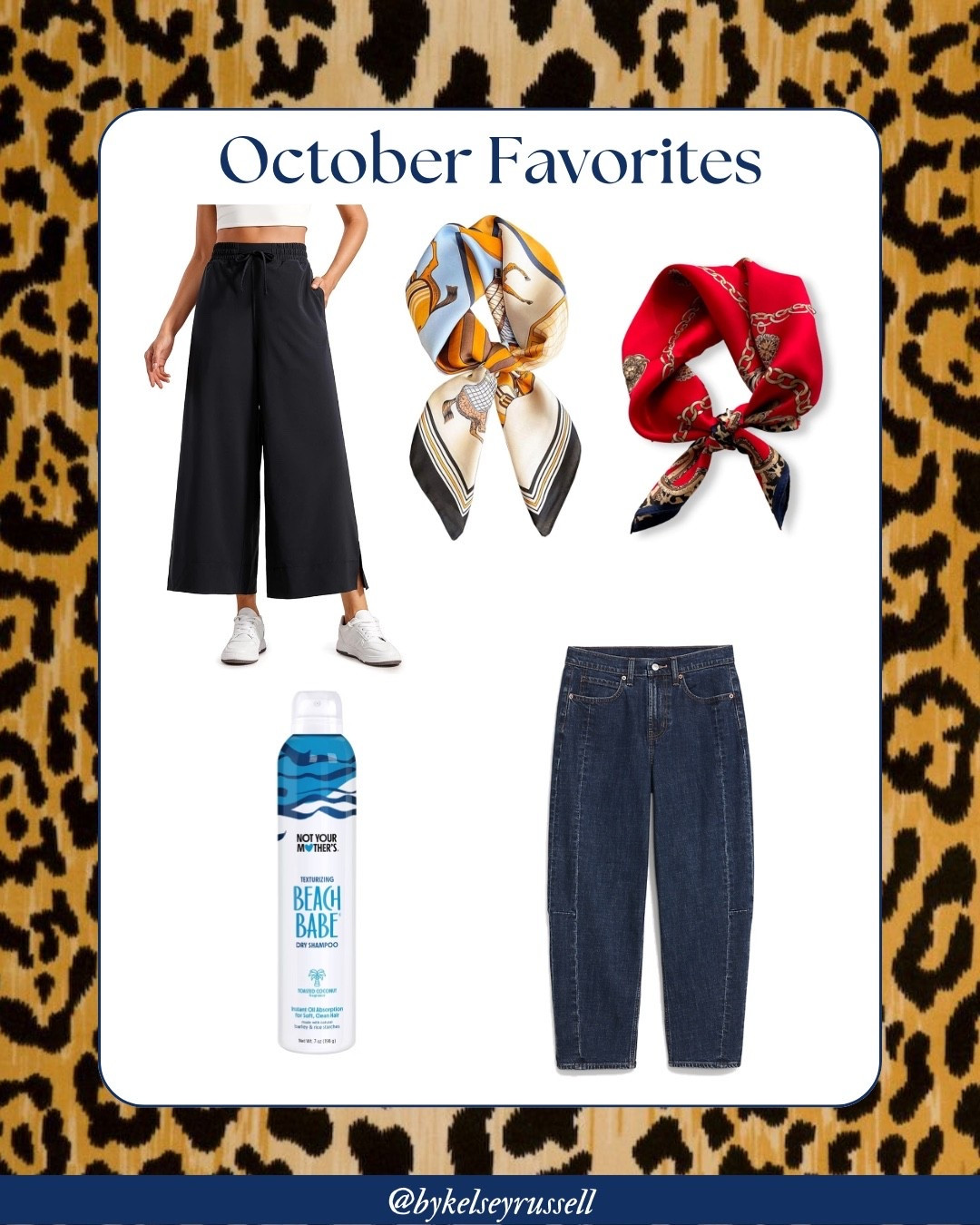 My favorites from October! The best dry shampoo, barrel beans, travel pants and the scarfs I can’t stop wearing! 

#LTKFindsUnder50 #LTKStyleTip #LTKSaleAlert