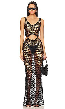 superdown Elena Maxi Dress in Black from Revolve.com | Revolve Clothing (Global)