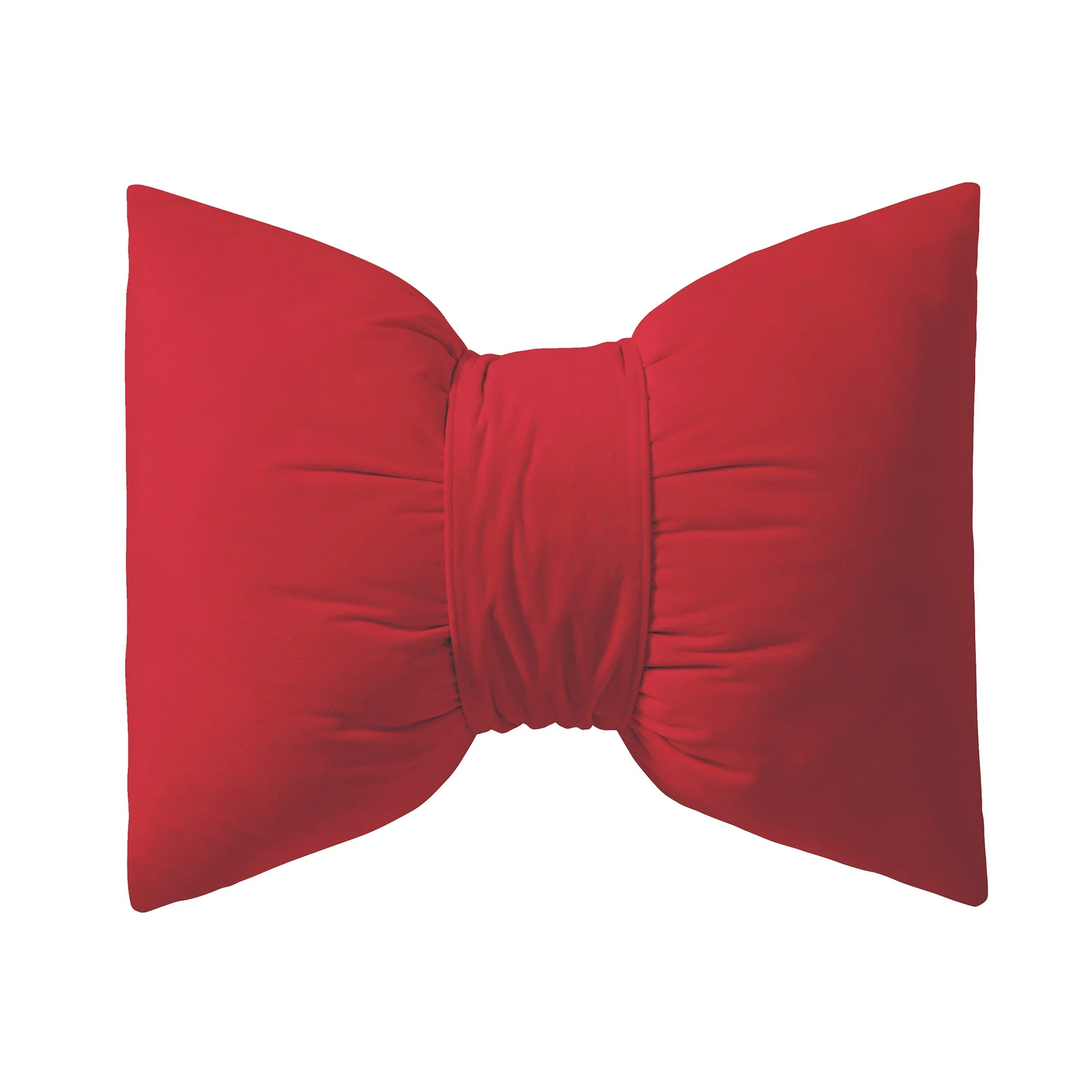 My Texas House 15" x 18" Red Velvet Bow Decorative Pillow - Walmart.com | Walmart (US)