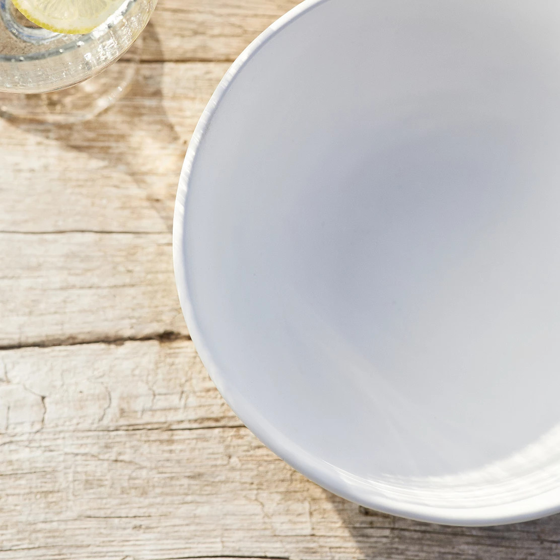 White Melamine Picnic Bowl | The White Company (UK)