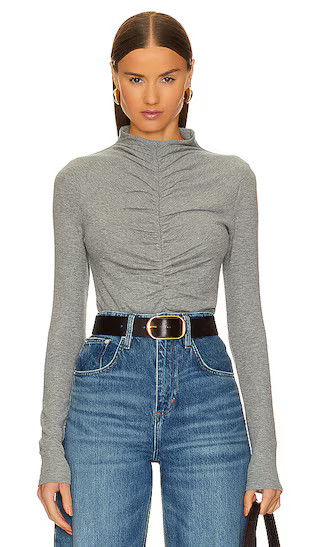 Theresa Turtleneck in Heather Grey | Revolve Clothing (Global)