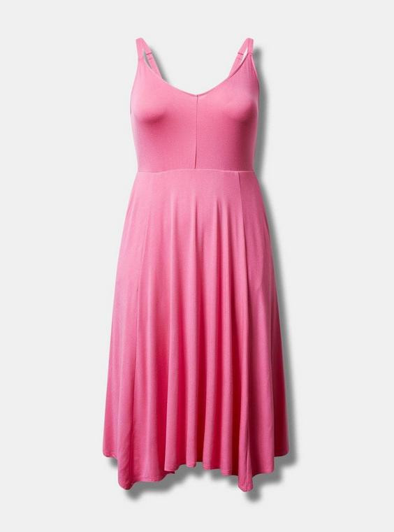 Midi Super Soft Handkerchief Dress | Torrid (US & Canada)