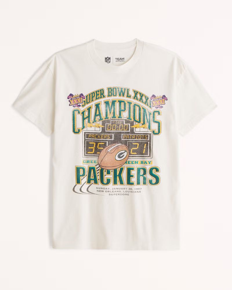 Vintage Green Bay Packers Graphic Tee | Abercrombie & Fitch (US)