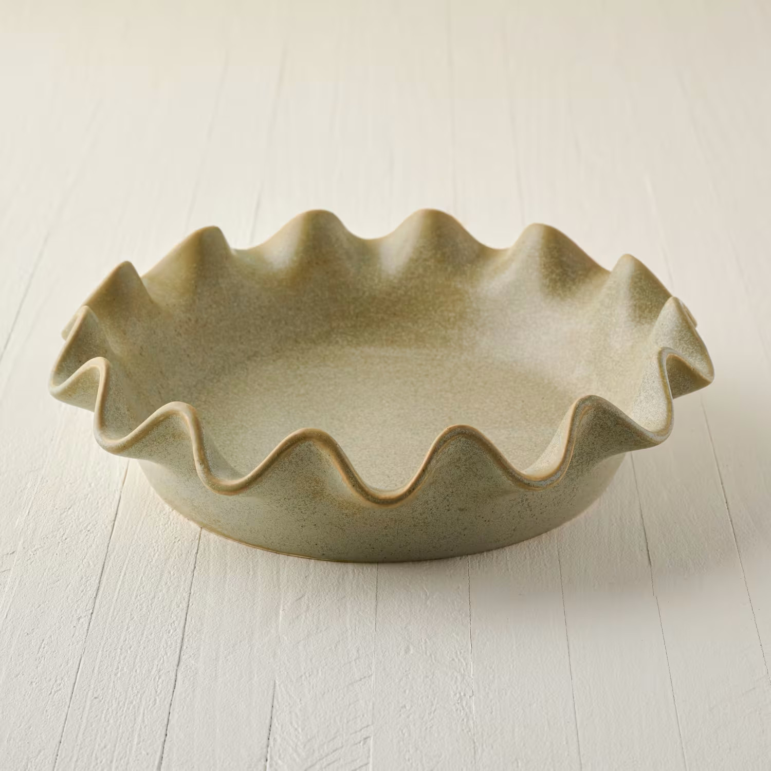 Loden Green Speckle Pie Dish | Magnolia