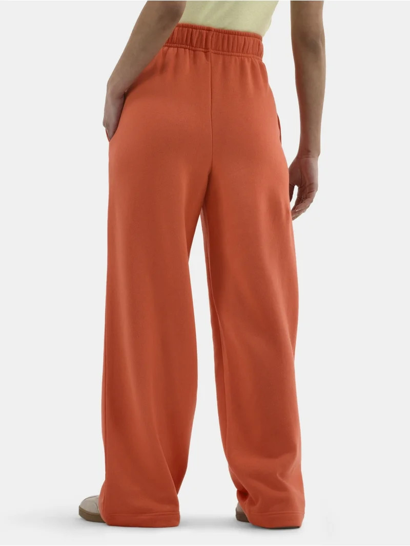 No Boundaries Soft Fleece Wide Leg Pants, 30” Inseam, 1 or 2-Pack, Women’s | Walmart (US)