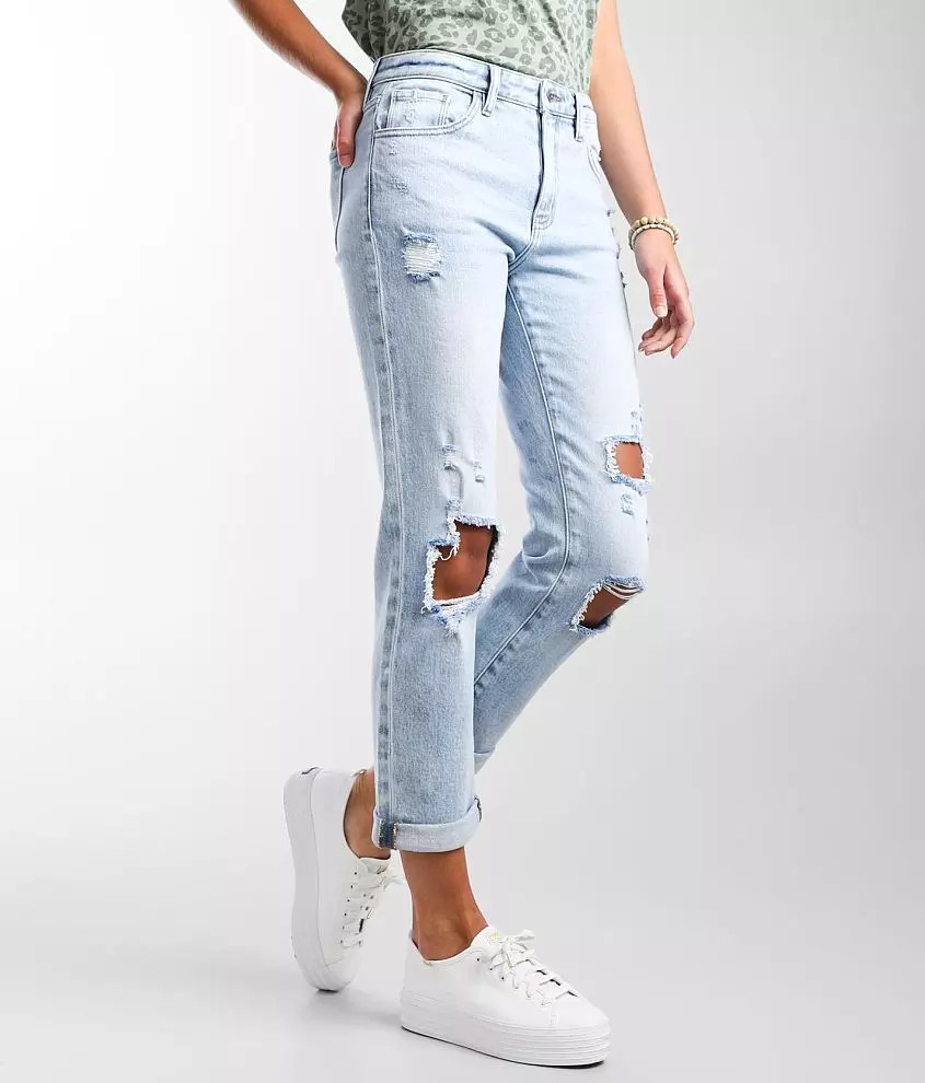 Signature High Rise Relaxed Stretch Jean | Buckle