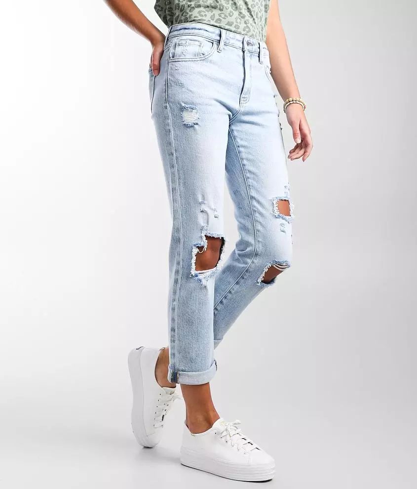 Signature High Rise Relaxed Stretch Jean | Buckle