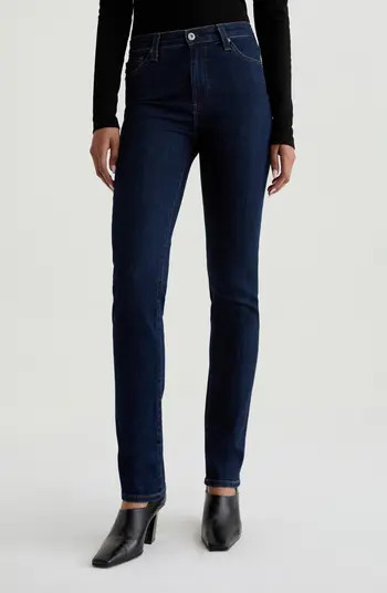 Mari Extended Slim Straight Leg Jeans | Nordstrom