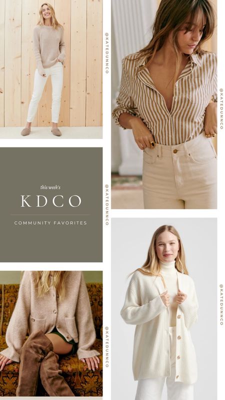 Community bestsellers from the week

Cotton fisherman sweater, stripe button down, affordable cashmere coccoon sweater, sweater jacket , fall sweaters, fall tops 

#LTKworkwear #LTKSeasonal #LTKstyletip