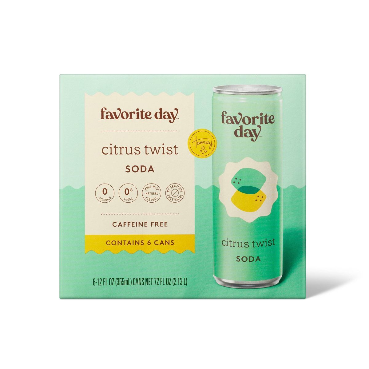 Lemon Lime Soda - 6pk/12 fl oz Cans - Favorite Day™ | Target