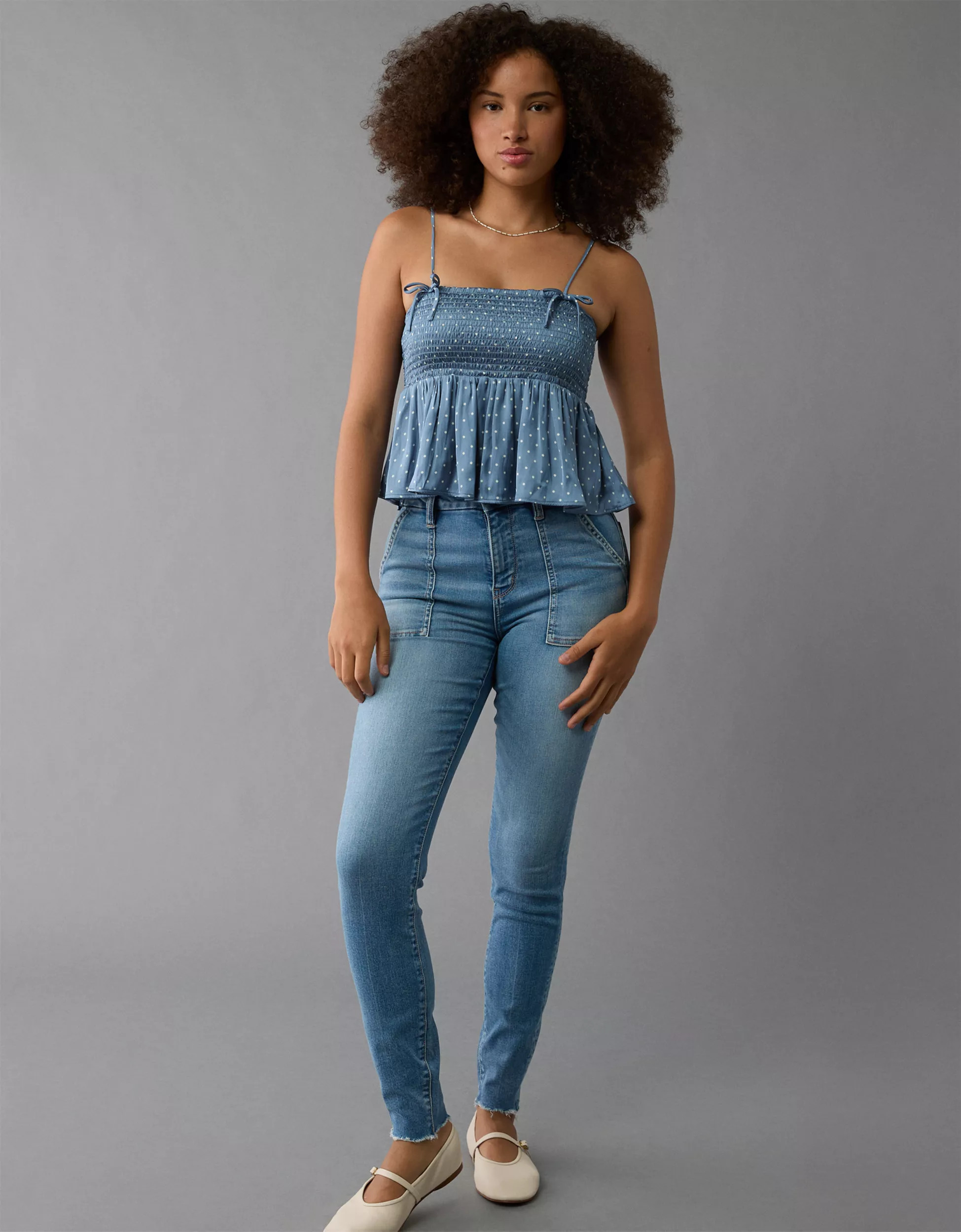 AE Next Level Curvy Super High-Waisted Jegging | American Eagle Outfitters (US & CA)
