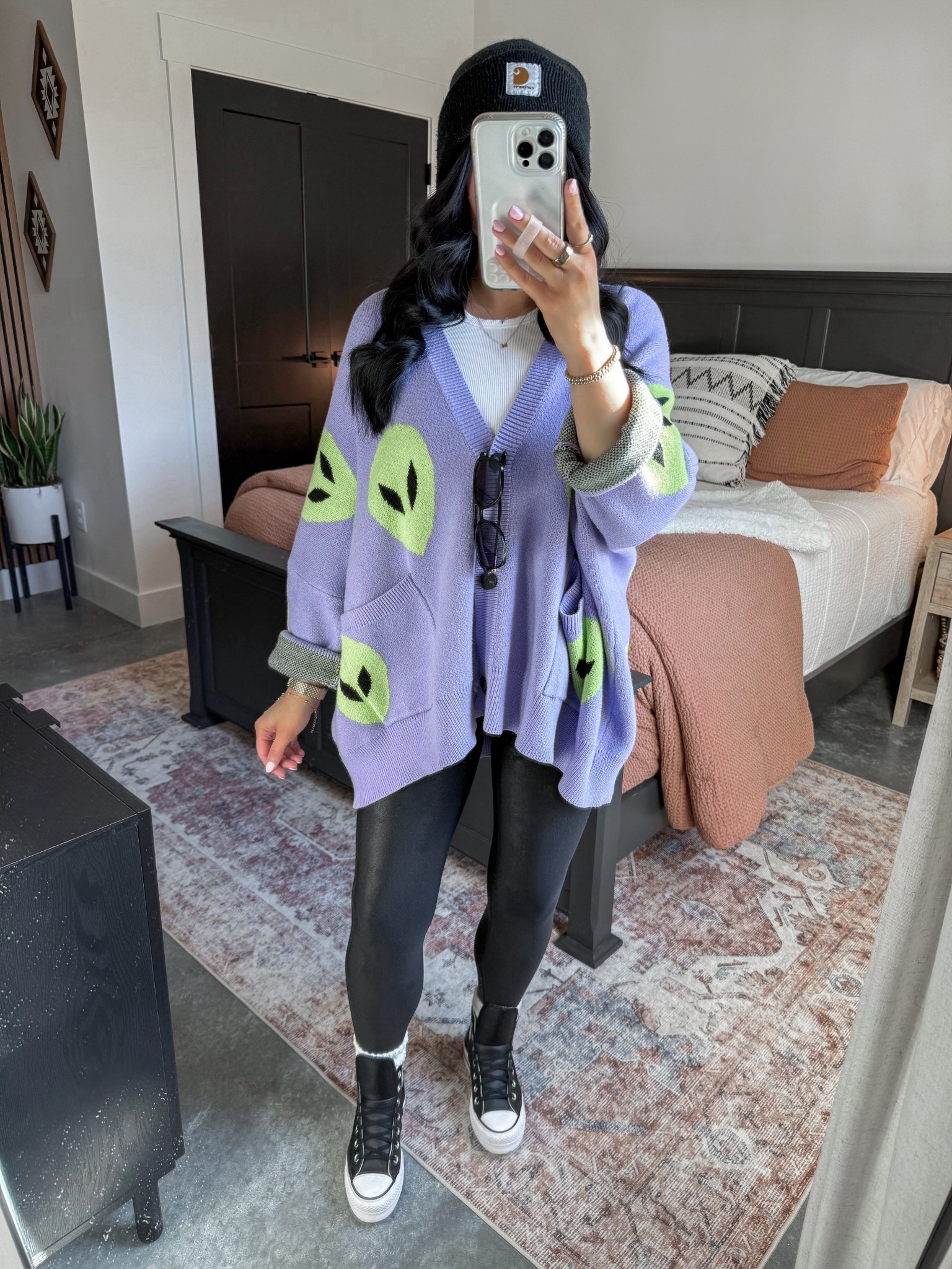 Comfy Bump Friendly Outfit 💜

Tank Top - xs
Bralette - medium
Sweater - s/m
Leggings - medium

An oversized sweater and leggings is my go-to outfit combo lately 👏🏼 I LOVE these oversized sweaters from Dressed in LALA! This exact alien pattern cardigan is almost fully sold out, but I did link some other fun options and also an affordable option from amazon! Paired it with this white basic tank top, some faux leather leggings & my black leather platform converse. 🖤



#LTKPetite #LTKBump #LTKootd