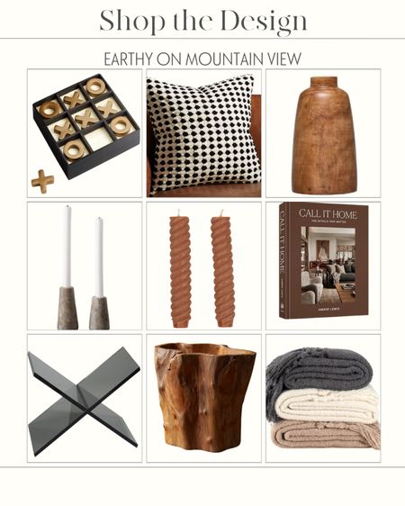 Sharing some of the decor I used to style my #earthyonmountainview project! 

This project was earthy, moody and mixed mid-century modern style with a west coast aesthetic so I used a brown and black color palette for accessories with varying textures. 


#LTKhome #LTKfindsunder100 #LTKfindsunder50