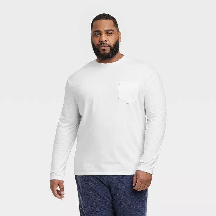 Men's Standard Fit Long Sleeve T-Shirt - Goodfellow & Co™ | Target