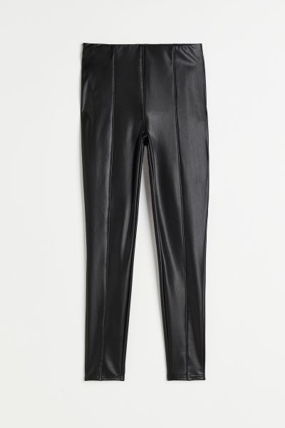 Coated Crease-front Leggings | H&M (US + CA)
