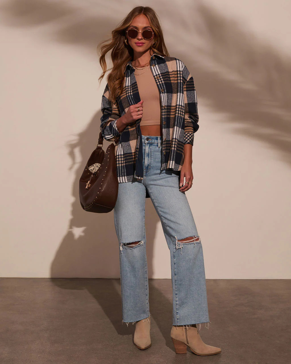 Tucker Plaid Shacket | VICI