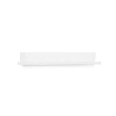 12" No Stud Needed Photo Ledge White Powder Coat - Simple Mount: Metal Floating Shelves, Easy Wall Mount, Holds Up to 20 lbs | Target