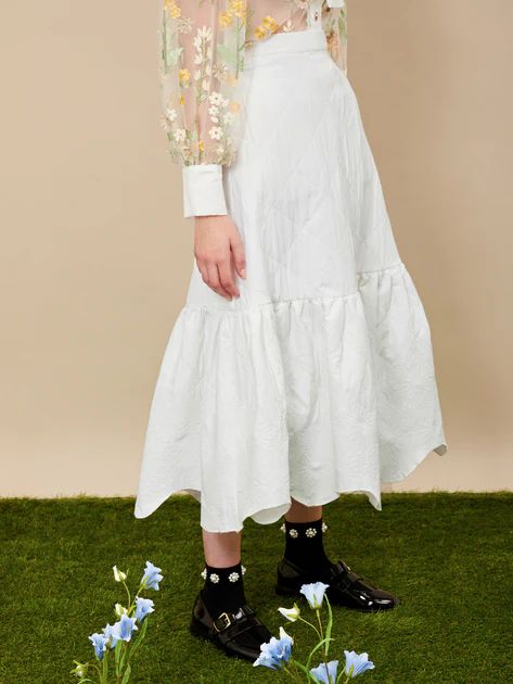 DREAM Cloud Jacquard Midi Skirt | Sister Jane (UK)