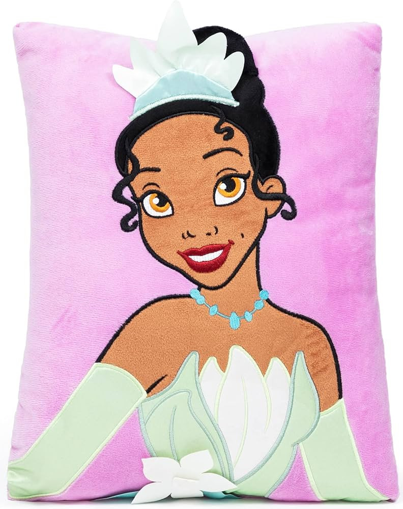Disney The Princess & The Frog Tiana Plush Snuggle Pillow - Super Soft Decorative Throw Pillow - ... | Amazon (US)