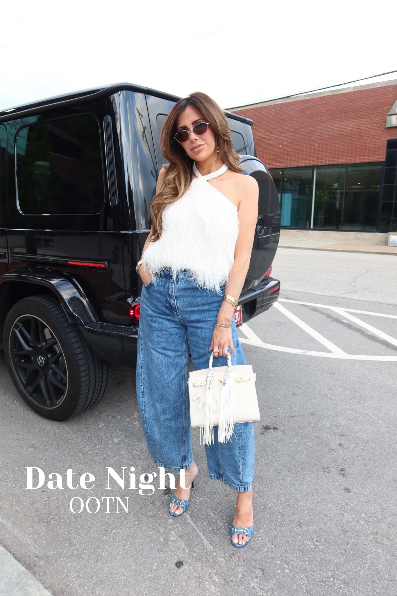 What I wore recently for date night! This metallic feathered top is too fun! I’m wearing a small and size 6 in jeans!! 

Zara fashion, Zara finds, Date night outfits, Summer outfits, Chanel, Hermes, Gucci, Diff eyewear, Dinner outfits, Emily Gemma

#LTKSeasonal #LTKdayinmylife #LTKgrwm
